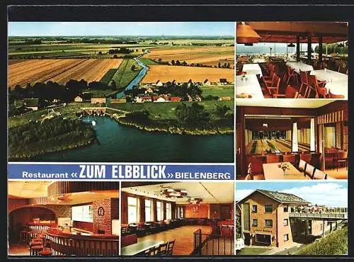 AK Kollmar /Bielenberg, Restaurant Zum Elbblick, Bes.: Edgar Schulz