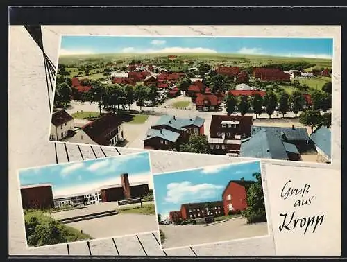AK Kropp, Soldatenheim und Totalansicht