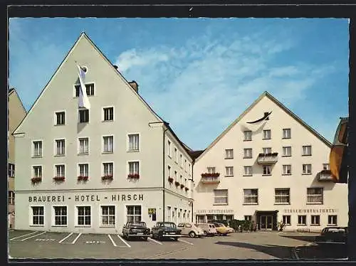 AK Ottobeuren /Allgäu, Hotel-Brauerei Hirsch