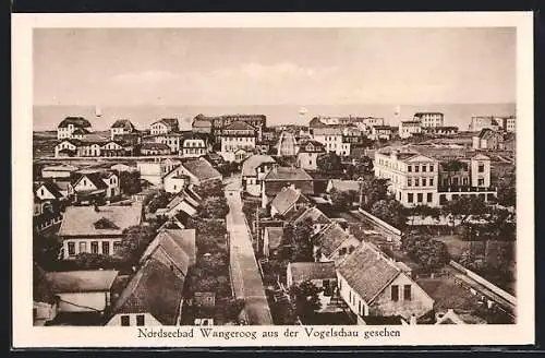 AK Wangeroog /Nordsee, Ortsansicht aus der Vogelschau