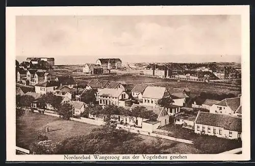 AK Wangeroog /Nordsee, Ortsansicht aus der Vogelschau