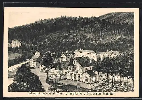 AK Luisenthal /Thür., Gasthaus u. Pension Haus Lotter