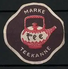 Reklamemarke Marke Teekanne, asiatisch gestaltete Teekanne