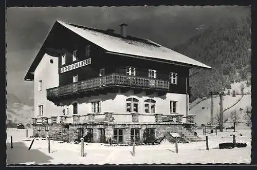 AK Bad Hofgastein, Alpenheim Lieleg im Winter
