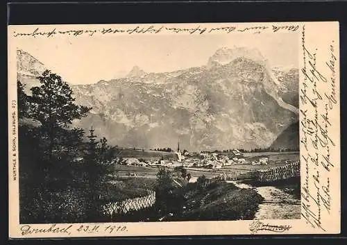 AK Abtenau, Ortspanorama