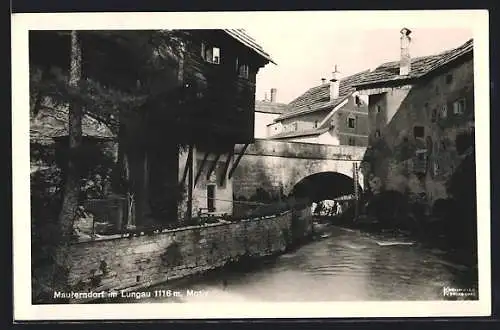 AK Mauterndorf im Lungau, Motiv in der Ortschaft