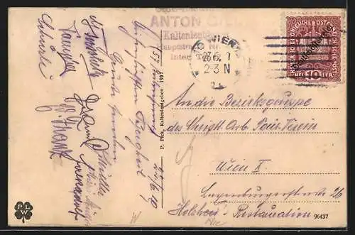 AK Kaltenleutgeben, Ortsansicht mit Kirche