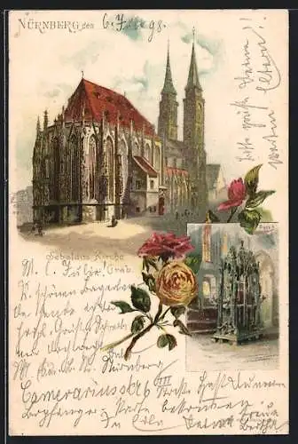 AK Nürnberg, Sebalauskirche und Grab