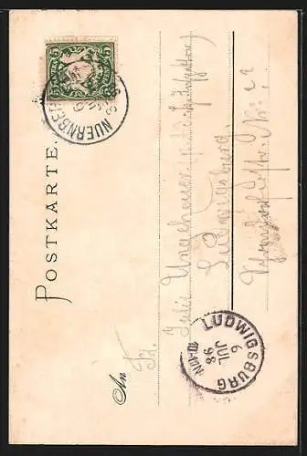 AK Nürnberg, Sebalauskirche und Grab