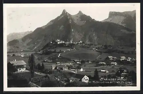 AK Gruyères, Vue Générale et Dent de Broc