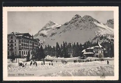 AK Arosa, Hotel Valsana im Winter