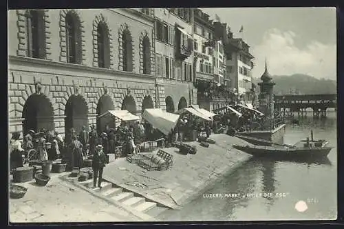 AK Luzern, Markt Unter der Egg