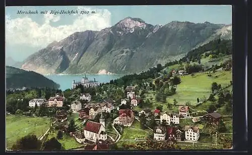 AK Morschach, Totale mit Rigi-Hochfluh