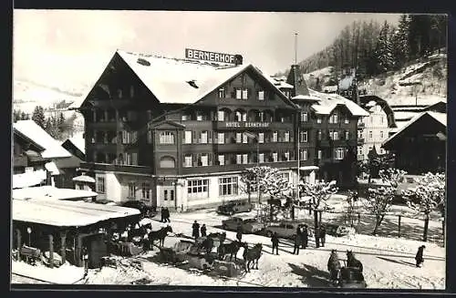 AK Gstaad, Das Hotel Bernerhof im Winter