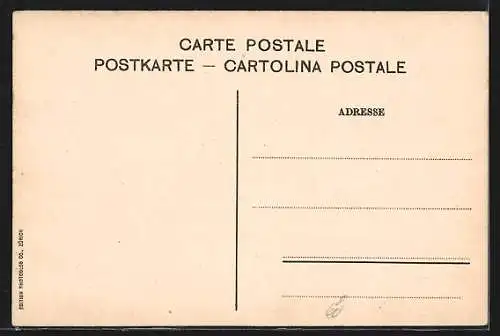 AK Bern, Flusspanorama mit dem Münster