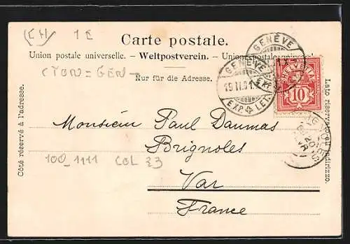 AK Veyrier, Vue sur le Salève