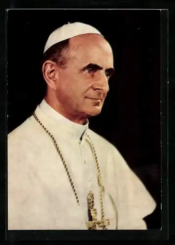 AK Portrait von Papst Paul VI.