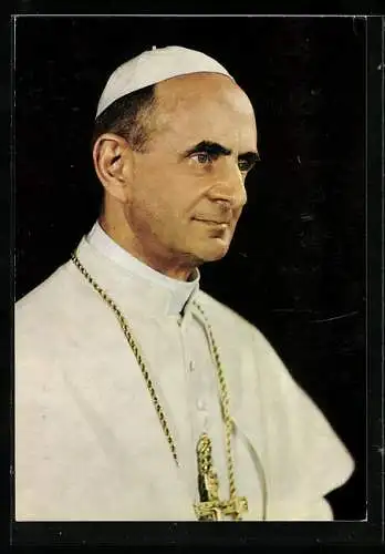 AK Portrait von Papst Paul VI.