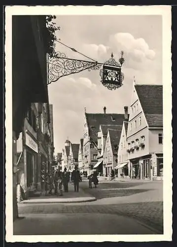 AK Memmingen i. Allg., Blick entlang der Kalchstrasse