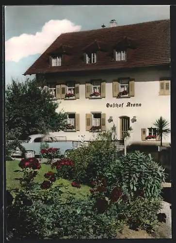 AK Immenstaad /Bodensee, Der Gasthof Krone, Inh. Frau Langenstein