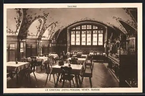 AK Vevey, Hotel-Pension Le Chateau, Taverne