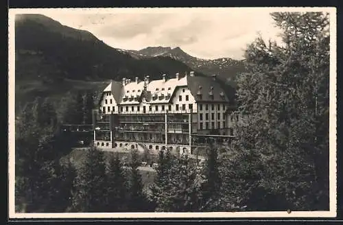 AK Davos-Dorf, Die Basler Heilstätte im Bergidyll