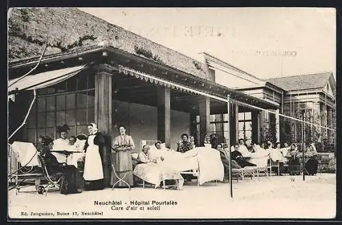 AK Neuchatel, Hopital Pourtalès, Cure d`air et soleil