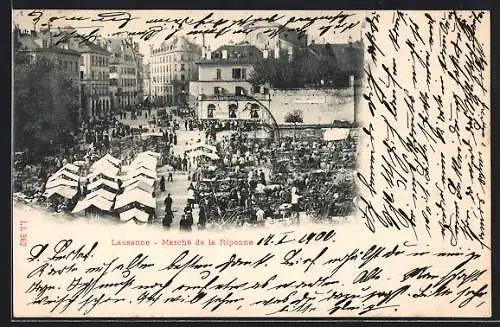 AK Lausanne, Marché de la Riponne