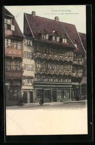 AK Braunschweig, Altes Haus an der Breitenstrasse