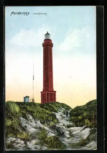 AK Norderney, Am Leuchtturm