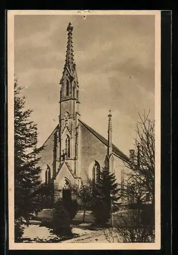 AK Neuendettelsau, Blick auf die Anstaltskirche