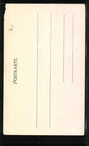 AK Bingen a. Rhein, Blick auf die Pfarrkirche