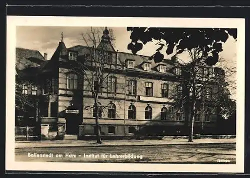 AK Ballenstedt am Harz, Institut für Lehrerbildung