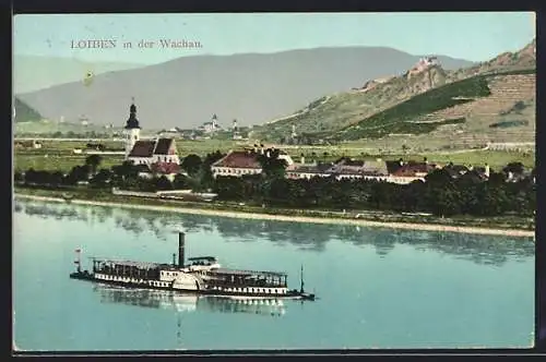 AK Loiben in der Wachau, Teilansicht