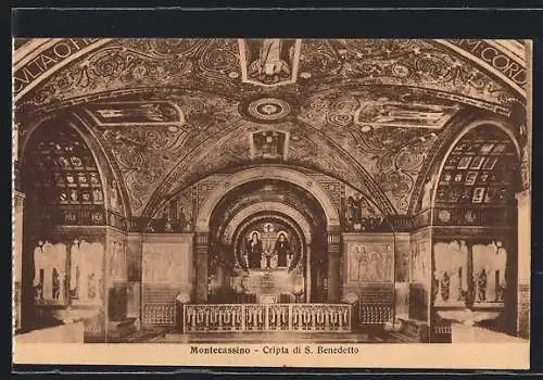 AK Montecassino, Cripta di S. Benedetto