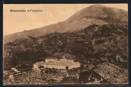 AK Montecassino, Panorama dall`aeroplano