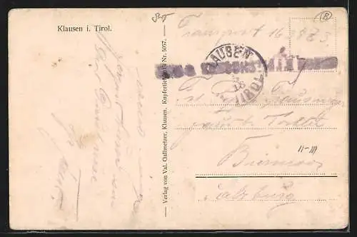 AK Klausen i. Tirol, Panorama