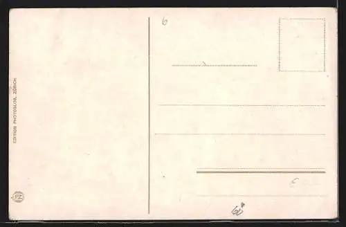 AK Amalfi, Panorama mit Meer