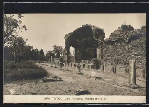 AK Tivoli, Villa Adriana, Piazza d`oro III.