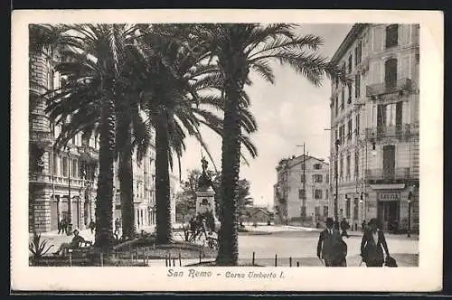 AK San Remo, Corso Umberto I.