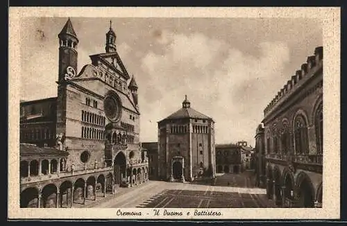 AK Cremona, il Duomo e Battistero