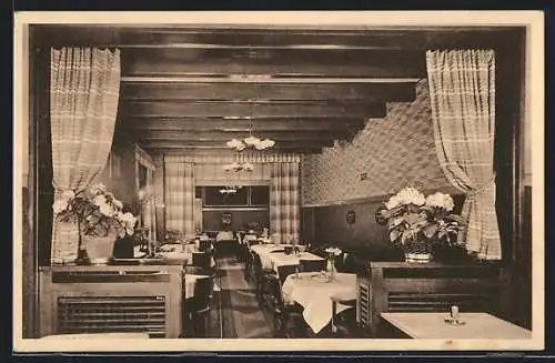 AK Berlin, Gesellschaftszimmer im Restaurant Bürgerklause, Inh. Conrad Bollenmüller, Mittelstr. 37