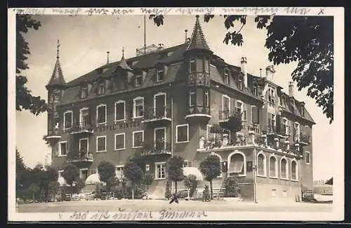 AK Heiligenberg a. B., Das Hotel Winter