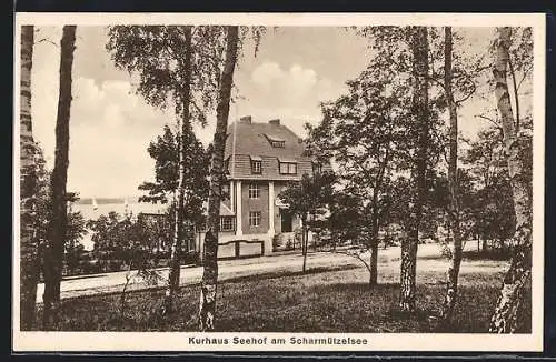 AK Wendisch Rietz, Kurhaus Seehof am Scharmützelsee