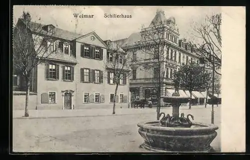 AK Weimar / Thür., Schillerhaus