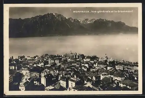 AK Montreux, Vue générale et le Grammont