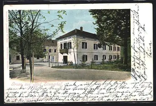 AK Kapfenberg, Bad Steinerhof, Ortspartie