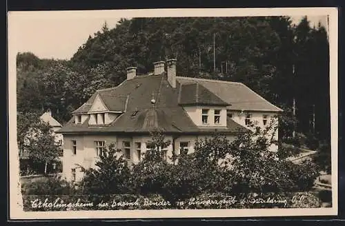 AK Walding im Mühlviertel, Schwarzgrub, Erholungsheim der barmh. Brüder