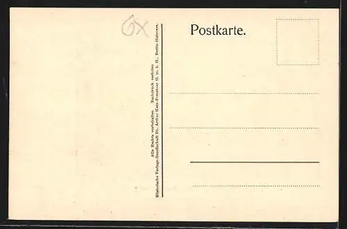 AK Dresden, Gesamtansicht im Jahre 1837