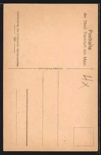 AK Frankfurt a. M., Höfchen im Haus Wanebach